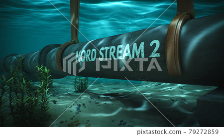 Building of gas pipe under water Building of gas pipe under water 79272859