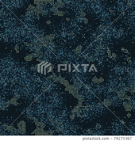 Camouflage pattern background. Classic clothing style masking camo repeat print 79273367