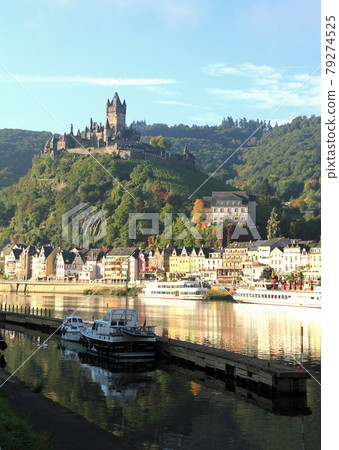 Landscape of Cochem Castle along the Moselle Landscape of Cochem Castle along the Moselle 79274525