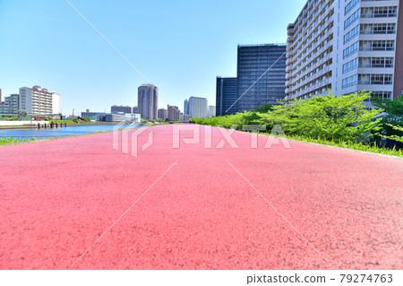 View toward Senjushioirio Bridge (Arakawa-ku, Tokyo) [2021.4] 79274763