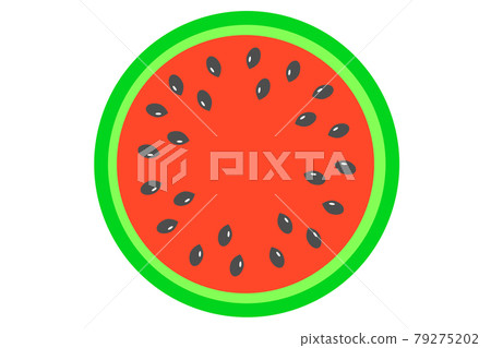 Watermelon icon vector illustration Watermelon icon vector illustration 79275202