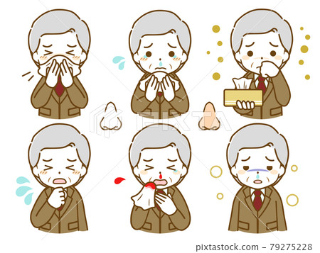 穿西裝、鼻子異常的老人 穿西裝、鼻子異常的老人 79275228