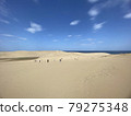 Blue sky and sand dunes 79275348