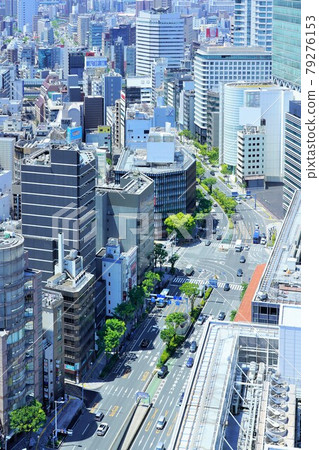 Kita-ku, Osaka (view from the station square building) 79276153