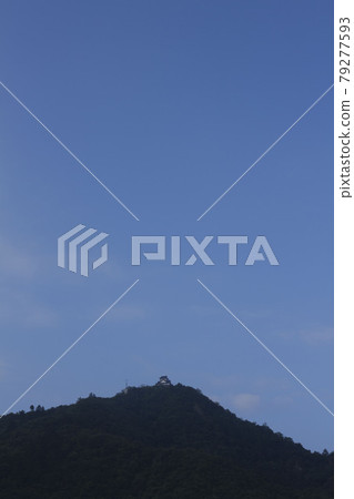 6月中旬岐阜市的早晨金華山岐阜城 6月中旬岐阜市的早晨金華山岐阜城 79277593