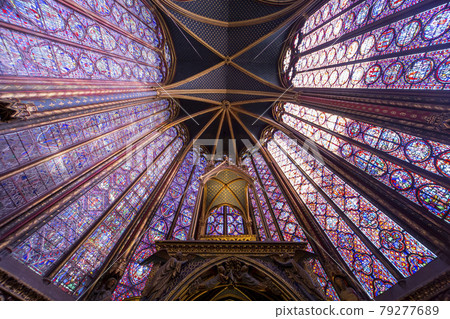 The Saint Chapel church, Paris, France The Saint Chapel church, Paris, France 79277689