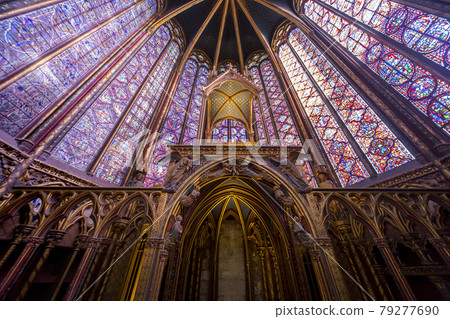The Saint Chapel church, Paris, France The Saint Chapel church, Paris, France 79277690
