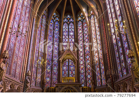 The Saint Chapel church, Paris, France The Saint Chapel church, Paris, France 79277694