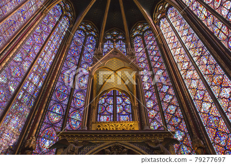 The Saint Chapel church, Paris, France The Saint Chapel church, Paris, France 79277697