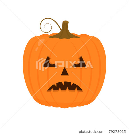 A Vector Cute Cartoon White Scared Face Stock Vector by