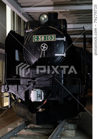 一關市靜態保存的JNR C58型蒸汽機車（Shigohachi）C58-103 79279710