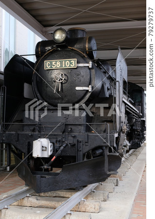 JNR C58 type steam locomotive (Shigohachi) C58-103, which is statically preserved in Ichinoseki City 79279737