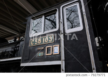 JNR C58 type steam locomotive (Shigohachi) C58-103, which is statically preserved in Ichinoseki City 79279771