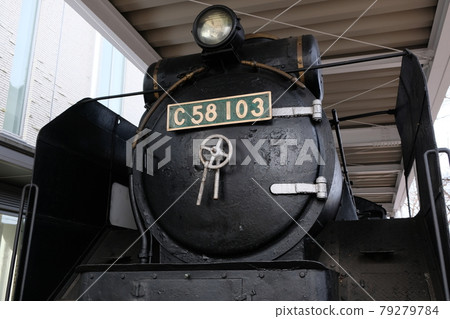 JNR C58 type steam locomotive (Shigohachi) C58-103, which is statically preserved in Ichinoseki City 79279784