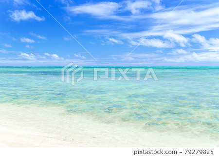 [夏威夷]天上的大海。沙洲。 79279825