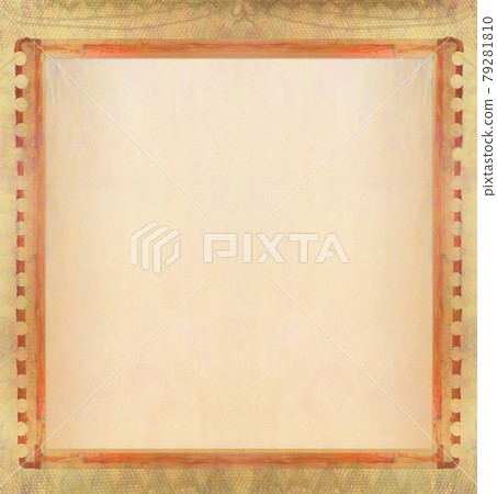 Grunge papers design in scrapbooking style with blank frame place 79281810