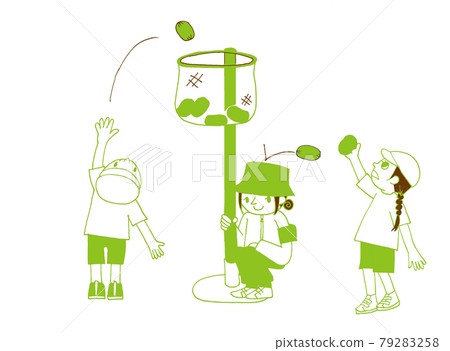 Athletic meet kindergarten nursery school ball case green 79283258