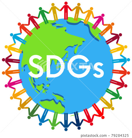Globe SDGs image material 79284325