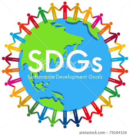Globe SDGs image material 79284326