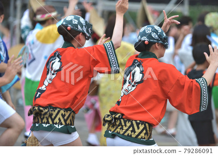 Man dance of the original Tokushima Awa dance law undercover Man dance of the original Tokushima Awa dance law undercover 79286091