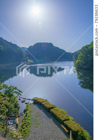 臼井湖坂本水壩夢之瀨橋到初夏周邊景色 臼井湖坂本水壩夢之瀨橋到初夏周邊景色 79286633