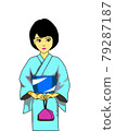 日本女式浴衣 79287187