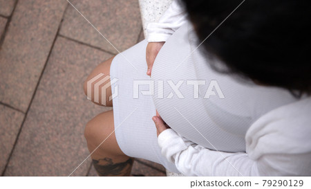 female, pregnant, woman 79290129