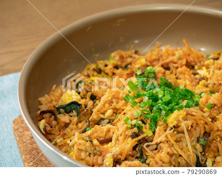 Close-up of Korean mixed rice "bibimbap". Close-up of Korean mixed rice "bibimbap". 79290869