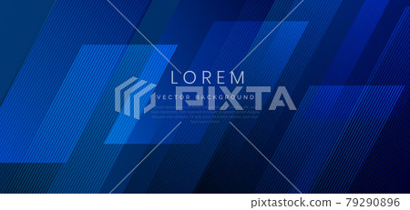 Abstract blue geometric diagonal overlay layer background. Abstract blue geometric diagonal overlay layer background. 79290896