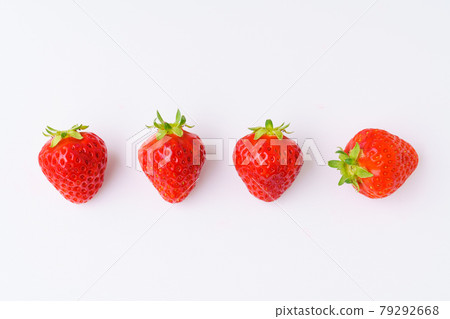 Lined red strawberries Lined red strawberries 79292668
