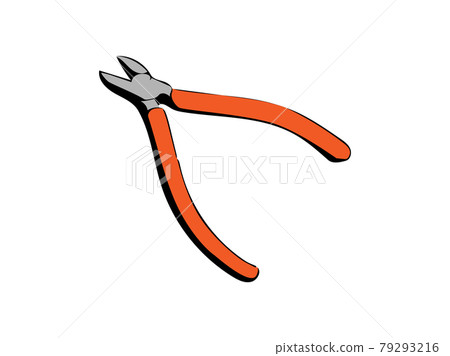 Nippers with orange handles 79293216