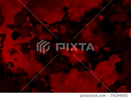 紅色和黑色的流血紋理背景 79294085