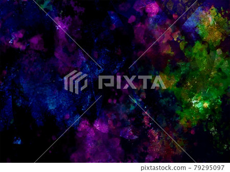 Colorful fantastic texture background glowing in the dark 79295097
