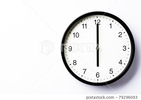 Clock 6:00 pm 18:00 Clock 6:00 pm 18:00 79296083