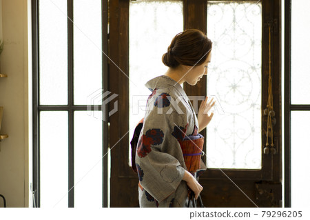 和服生活方式 tsumugi komon 和服生活方式 tsumugi komon 79296205