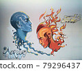 water against fire (two faces) 79296437