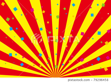 徑向標題材料五彩紙屑 79296458