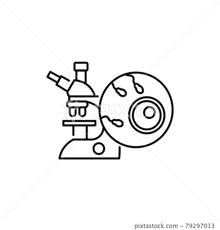 In vitro fertilization olor line icon. Pregnancy. Pictogram for web page, mobile app, promo. In vitro fertilization olor line icon. Pregnancy. Pictogram for web page, mobile app, promo. 79297013
