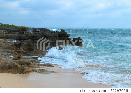 Okinawa Ikei Island Pacific Ocean scenery Okinawa Ikei Island Pacific Ocean scenery 79297696