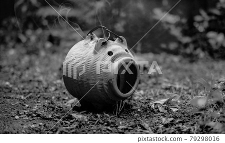 Mokumoku and smoke from mosquito-removing pigs 79298016