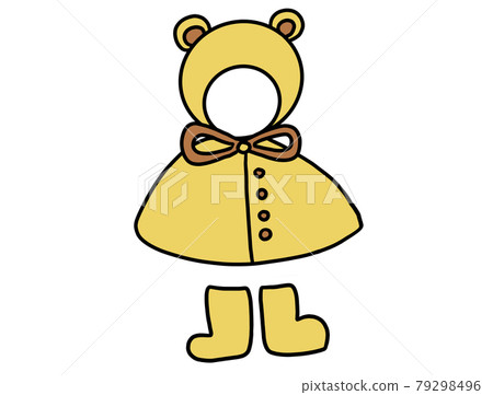 Children's raincoat and boots for rainy days 79298496