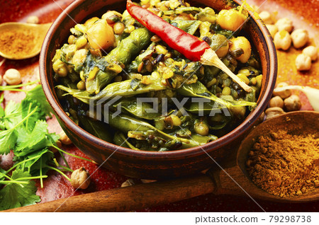 Kitchari, a spicy vegetarian dish Kitchari, a spicy vegetarian dish 79298738