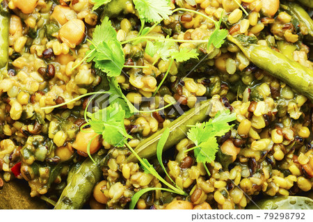 Kitchari, a spicy vegetarian dish Kitchari, a spicy vegetarian dish 79298792