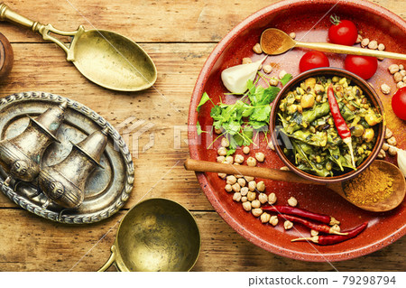 Kitchari, a spicy vegetarian dish Kitchari, a spicy vegetarian dish 79298794