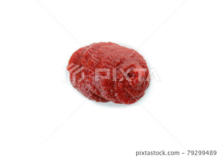 Fresh tomato paste isolated on white background Fresh tomato paste isolated on white background 79299489