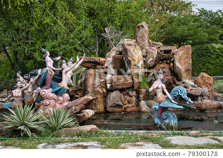 Ancient Siam or Ancient City or Mueang Boran is the world's largest outdoor museum park featuring 116 famous monuments and architectural attractions 79300178