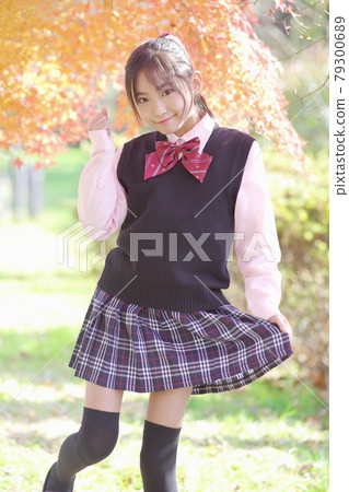 Guts pose student over knee socks Guts pose student over knee socks 79300689