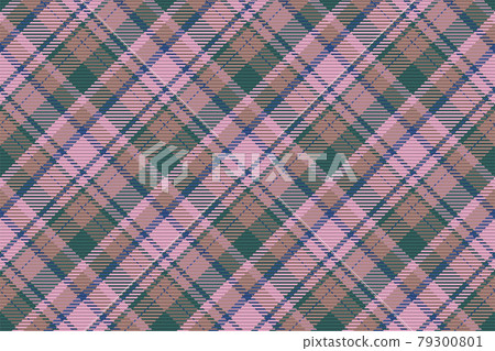 Seamless pattern of scottish tartan plaid. Repeatable background with check fabric texture. Vector backdrop striped textile print. 79300801