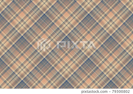 Seamless pattern of scottish tartan plaid. Repeatable background with check fabric texture. Vector backdrop striped textile print. 79300802