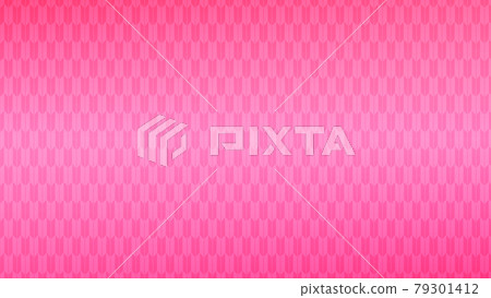 粉紅色背景底座，帶日本圖案和箭羽圖案，黑色框架 79301412